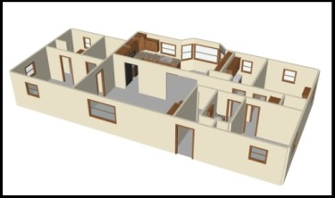 Sample rendering of a complete house