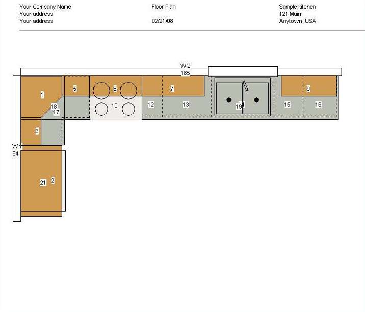 kitchen plan clipart - photo #42