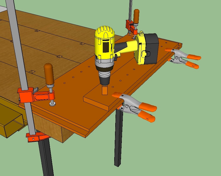 drilling shelf holes