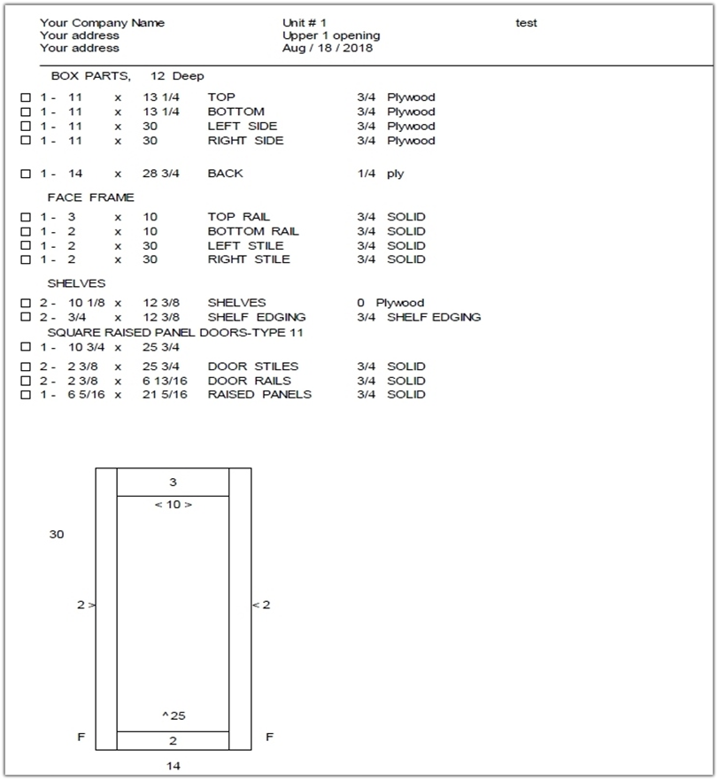 upper cabinet shop plan