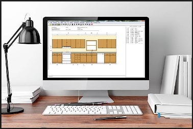 Image showing Cabinet Planner running on a desktop computer