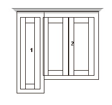 Combined upper cabinet correct